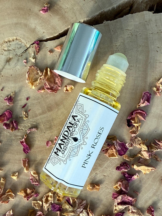Pink Roses Natural Perfume Oil
