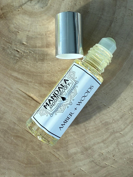 Amber + Woods Natural Perfume Oil